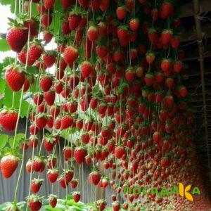 Клубника ампельная Анастасия купить по цене от 370р. в интернет-магазине «Посадика» с доставкой почтой в в Гдове и по всей России – [изображение №1].